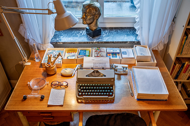 Astrid Lindgrens working desk.