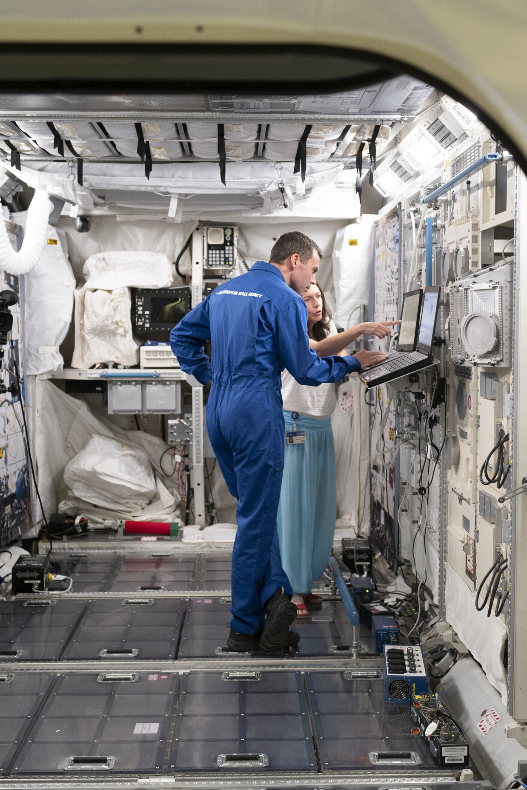 Marcus Wandt training at the European Astronaut Centre